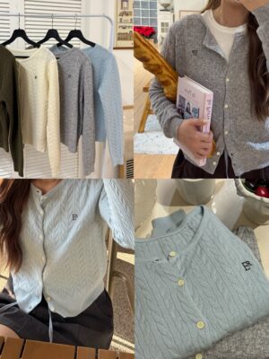 麻花小姐姐針織上衣罩衫！包色