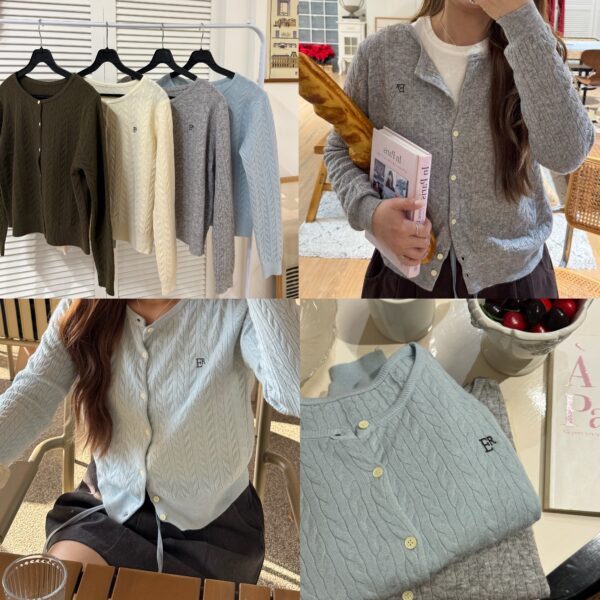 麻花小姐姐針織上衣罩衫！包色