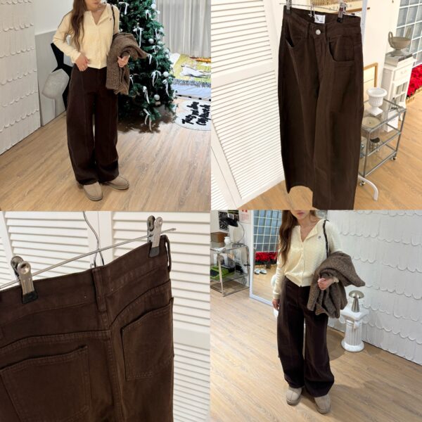 咖啡巧克力🍫超顯瘦繭型褲！梨形友好