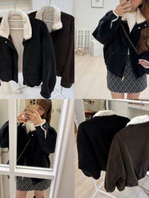 IMG_9301 毛毛拼接軟麂皮外套 超舒服!必買 內刷毛