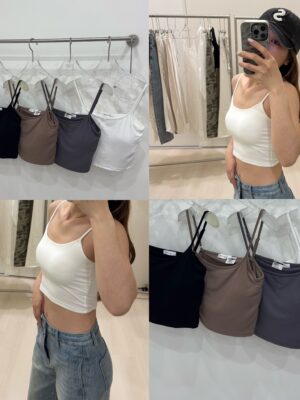 1323 studio-超舒服bra top內胸墊可拆 小胸集中舒適內搭外穿小可愛